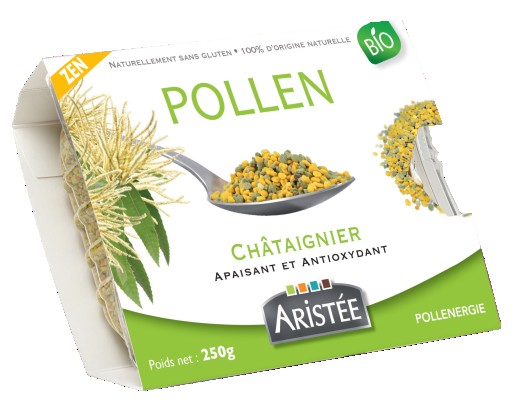 Pollen frais de châtaignier